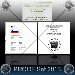 PROOF SET (10 kovancev) SLOVENIJA 2013