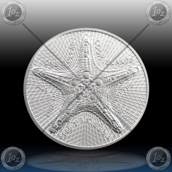 1oz COOK ISLANDS $1 "STARFISH“ 2019 *UNC