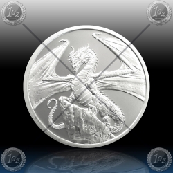 1oz MEHIKA "THE WELSH - World of Dragons" 2019
